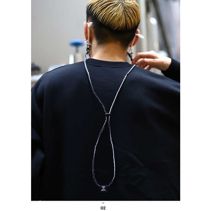 マスクストラップマスクホルダー マスクキーパー 布マスク | 本格派大人のB系  | 詳細画像7 