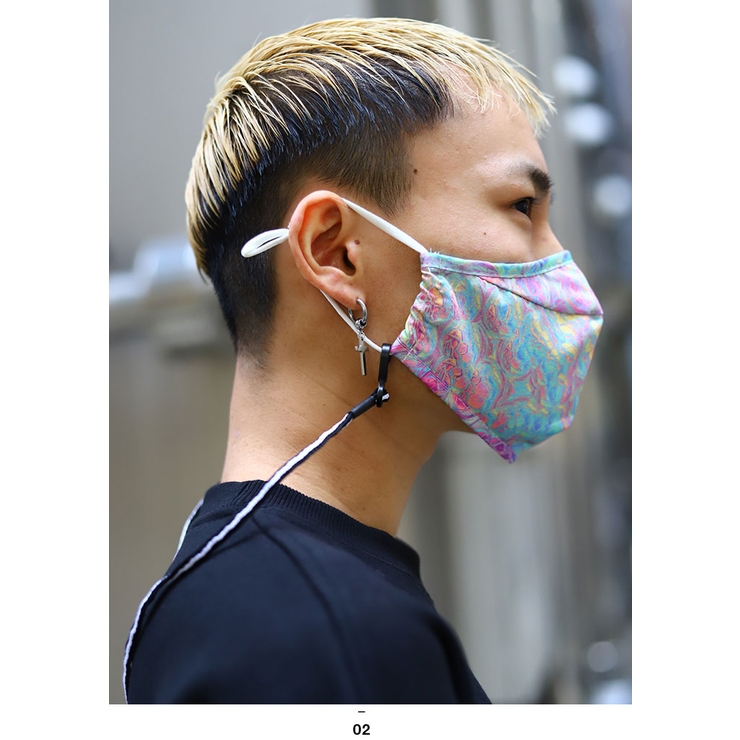 マスクストラップマスクホルダー マスクキーパー 布マスク | 本格派大人のB系  | 詳細画像9 