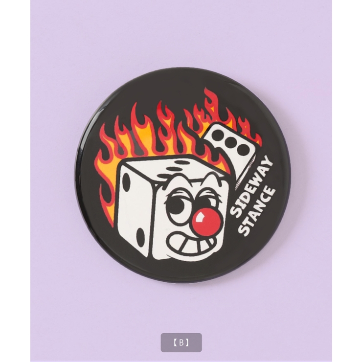 缶バッジ メンズ SIDEWAY | improves | 詳細画像3 