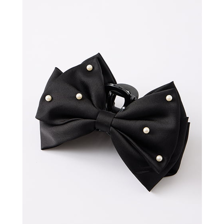 クロ/B | サテンリボンクリップ | INGNI 