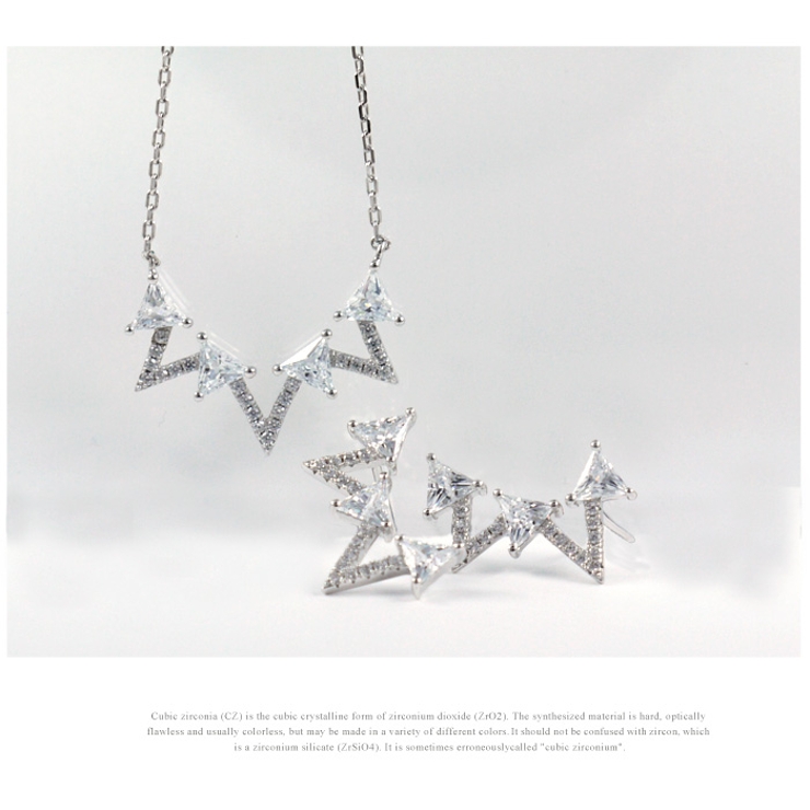 【数量限定】ネックレスピアスセットトライアングル三角シルバー925シンプルジュエリーレディスアクセサリー金属アレルギー女性大人プレゼントギフト人気かわいいおしゃれプラチナコーティング