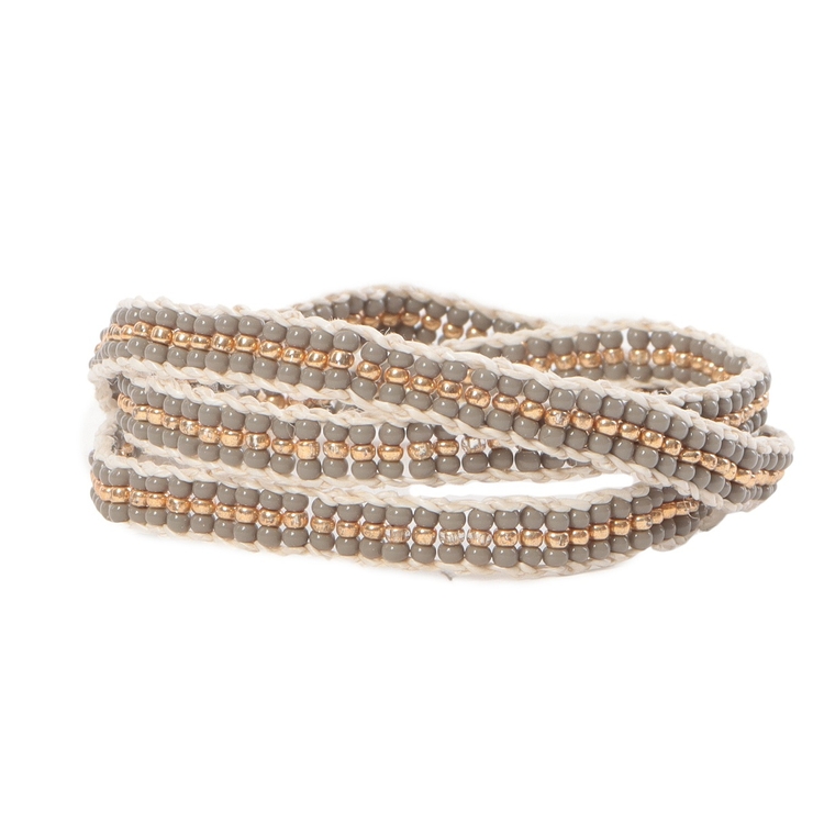 SIDAI SESIGNS Stripe Wrap Bracelet | B.C STOCK | 詳細画像1 