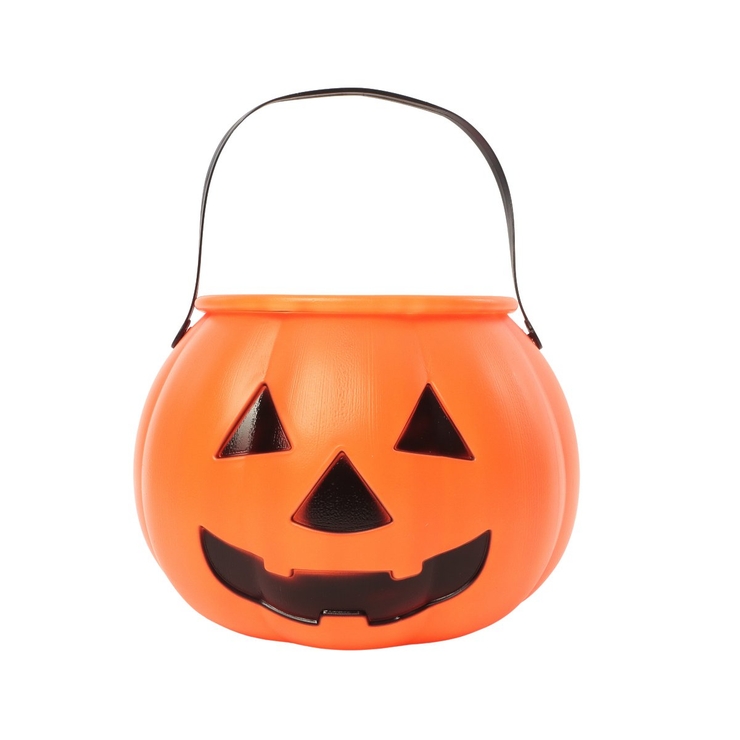 ハロウィン入れ物 ハロウィンバケツ（エコフレンドリー）[品番：ZBRH0007273