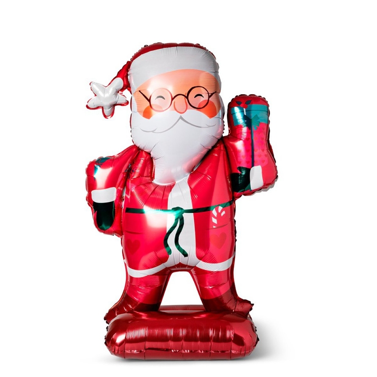 アルミバルーン自立式（サンタ）[品番：ZBRH0007430]｜Flying Tiger