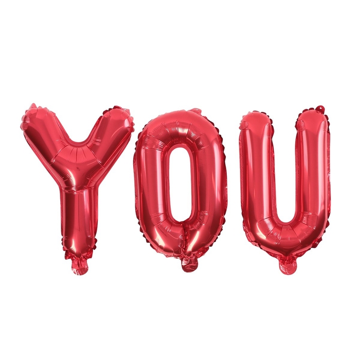 アルミバルーン（I LOVE YOU）[品番：ZBRH0008229]｜Flying Tiger