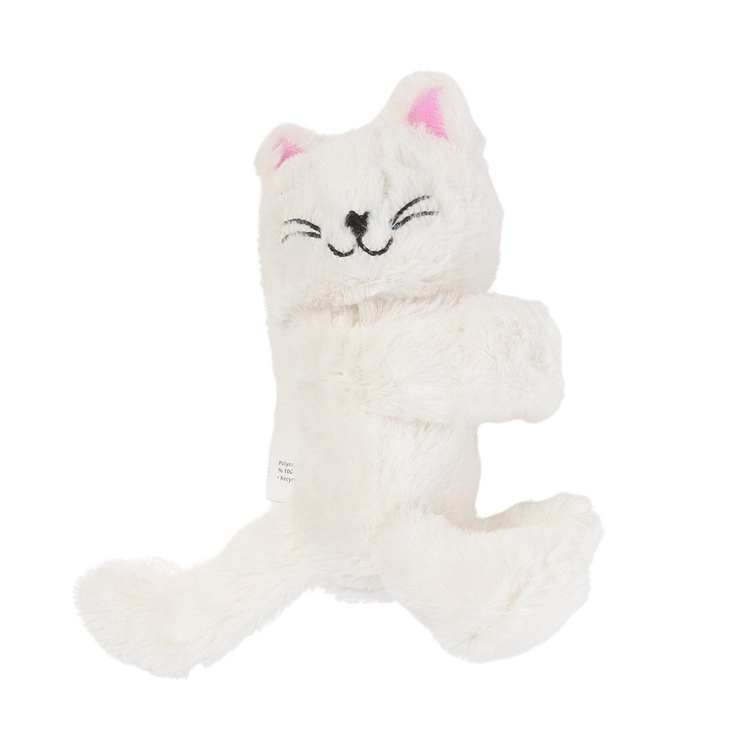 PINK HOUSEフワフワ起毛素材 猫ちゃんホワイトマフラー（未使用、保管