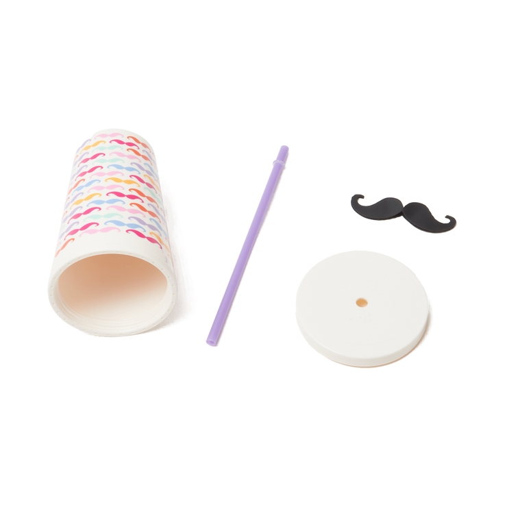 ストロー蓋付きコップ（ひげ） | Flying Tiger Copenhagen | 詳細画像3 