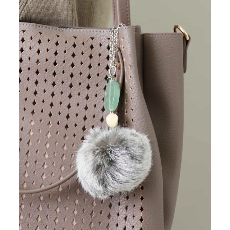 ラビットファーチャーム | MK MICHEL KLEIN BAG | 詳細画像1 