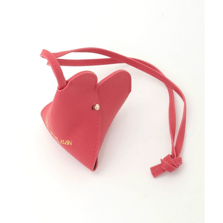 レッド | テトラハートレザーチャーム | MK MICHEL KLEIN BAG