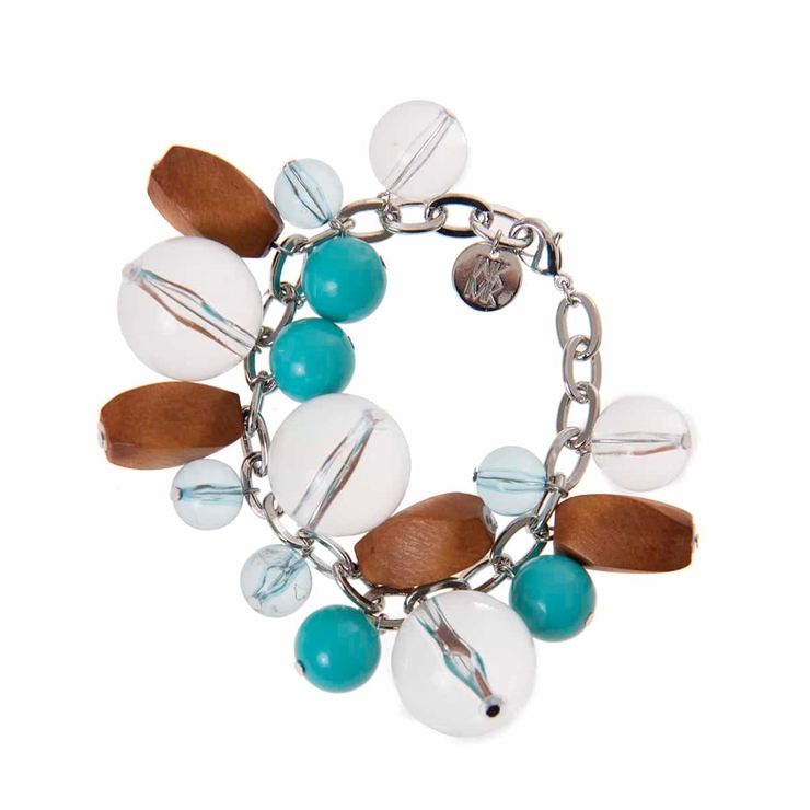 ライトブルー | クリアウッドチャーム | MK MICHEL KLEIN BAG