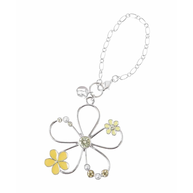 イエロー | メタルフラワーチャーム | MK MICHEL KLEIN BAG