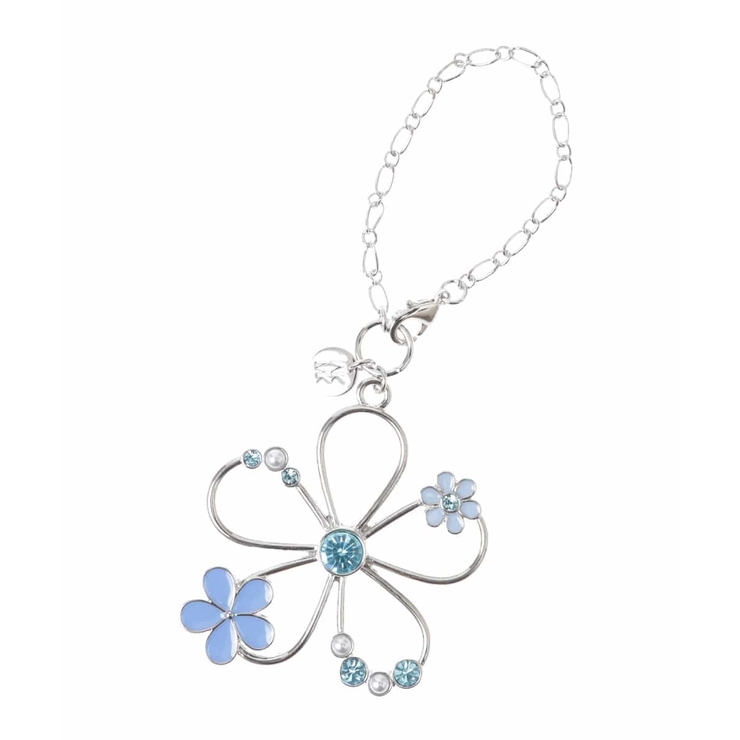 ブルー | メタルフラワーチャーム | MK MICHEL KLEIN BAG