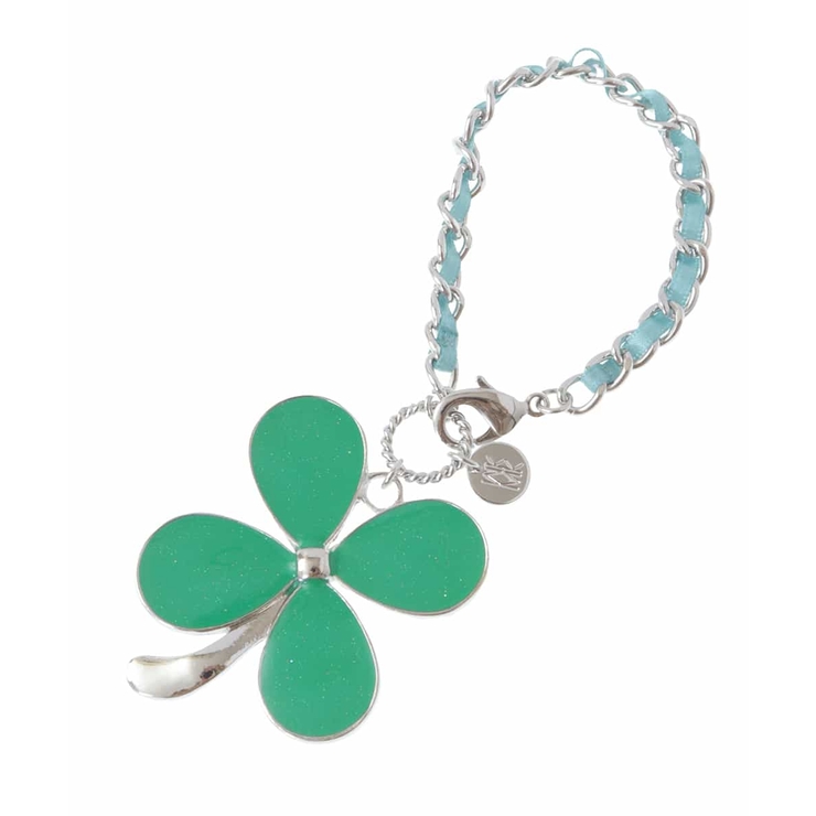 グリーン | BIGクローバーデザインチャーム | MK MICHEL KLEIN BAG