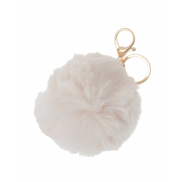 ベージュ | フェイクファーチャーム | OFUON