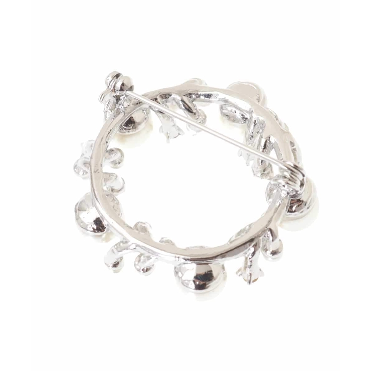 パール調デザインサークルブローチ | MK MICHEL KLEIN | 詳細画像3 