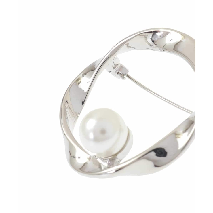 パール調デザインサークルブローチ | MK MICHEL KLEIN | 詳細画像4 