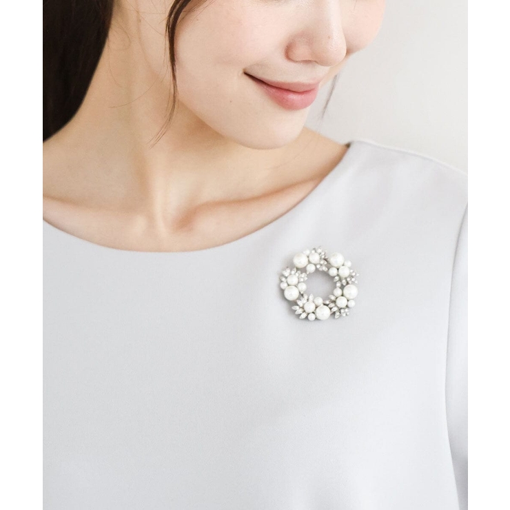 シルバー | サークルデザインブローチ | MK MICHEL KLEIN