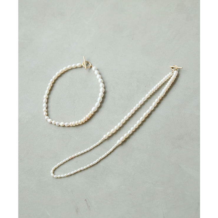 [YURI KOBAYASHIコラボ]淡水パールネックレス（ショート） | MICHEL KLEIN | 詳細画像5 