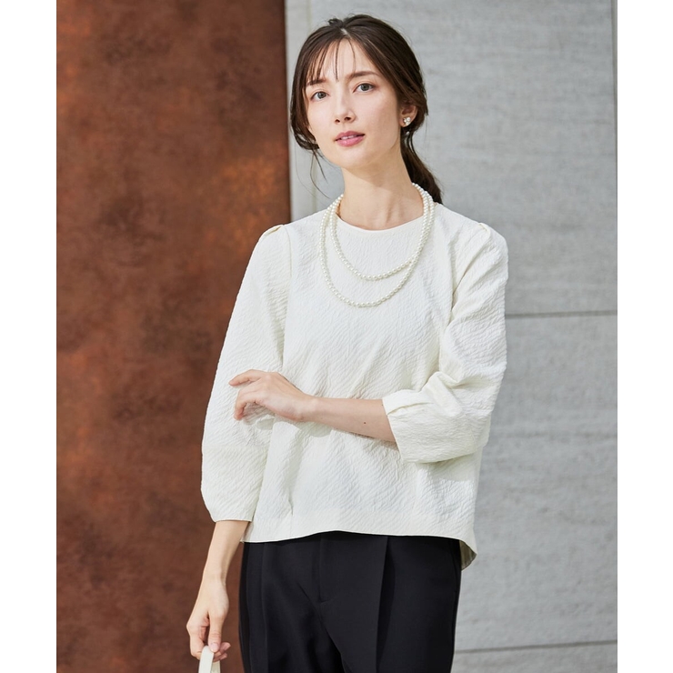 ホワイト | ロングパールネックレス | a.v.v【WOMEN】