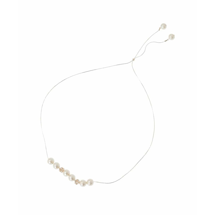 パール調スライドネックレス | a.v.v【WOMEN】 | 詳細画像2 