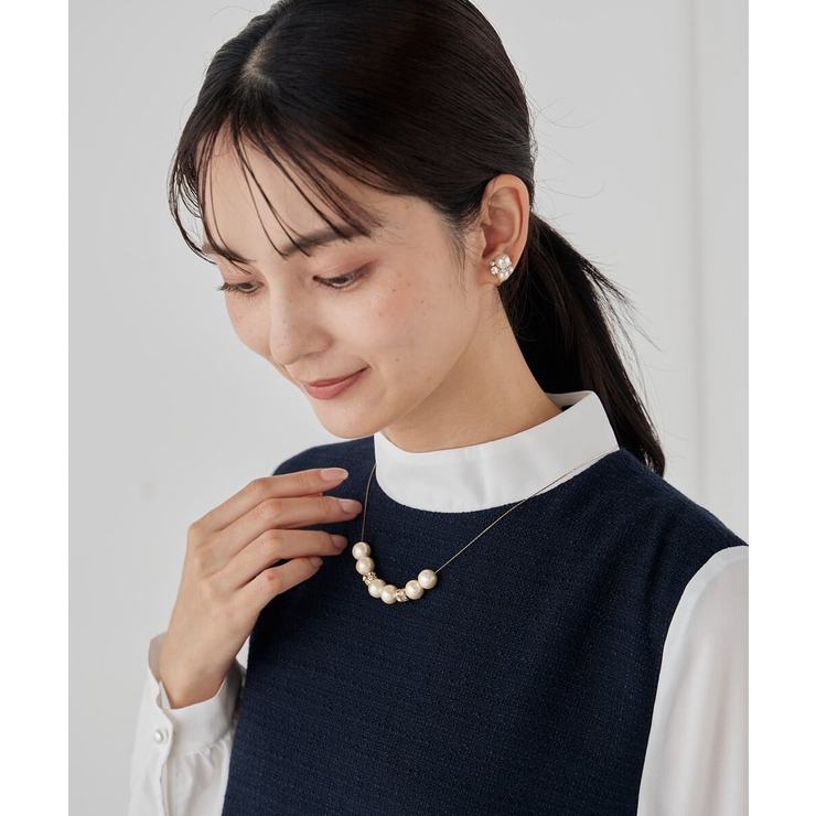 パール調スライドネックレス | a.v.v【WOMEN】 | 詳細画像25 
