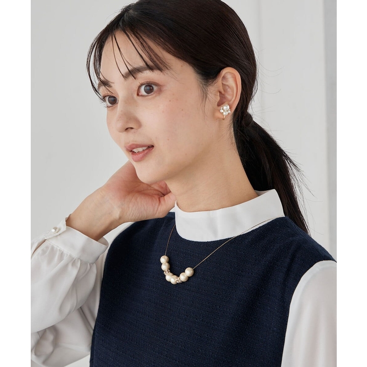 パール調スライドネックレス | a.v.v【WOMEN】 | 詳細画像7 
