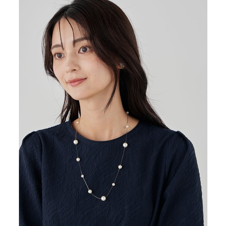 パールポイントロングネックレス | a.v.v【WOMEN】 | 詳細画像4 