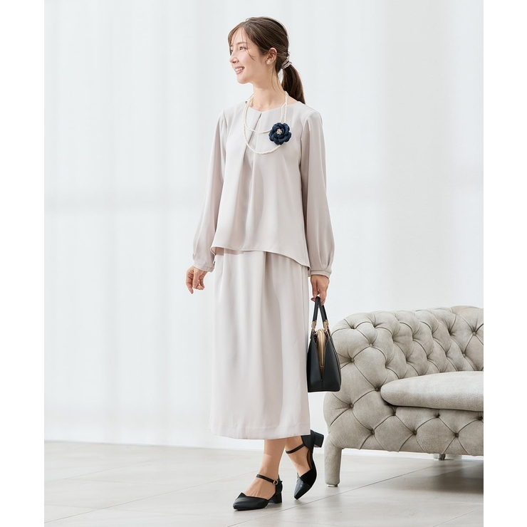 コサージュ付き二連ネックレス | a.v.v【WOMEN】 | 詳細画像10 