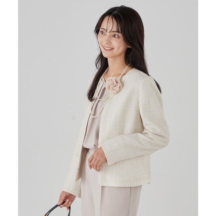 コサージュ付き二連ネックレス | a.v.v【WOMEN】 | 詳細画像4 