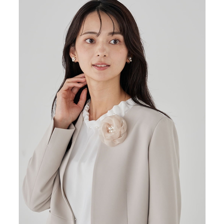 チュールフラワーコサージュ | a.v.v【WOMEN】 | 詳細画像3 