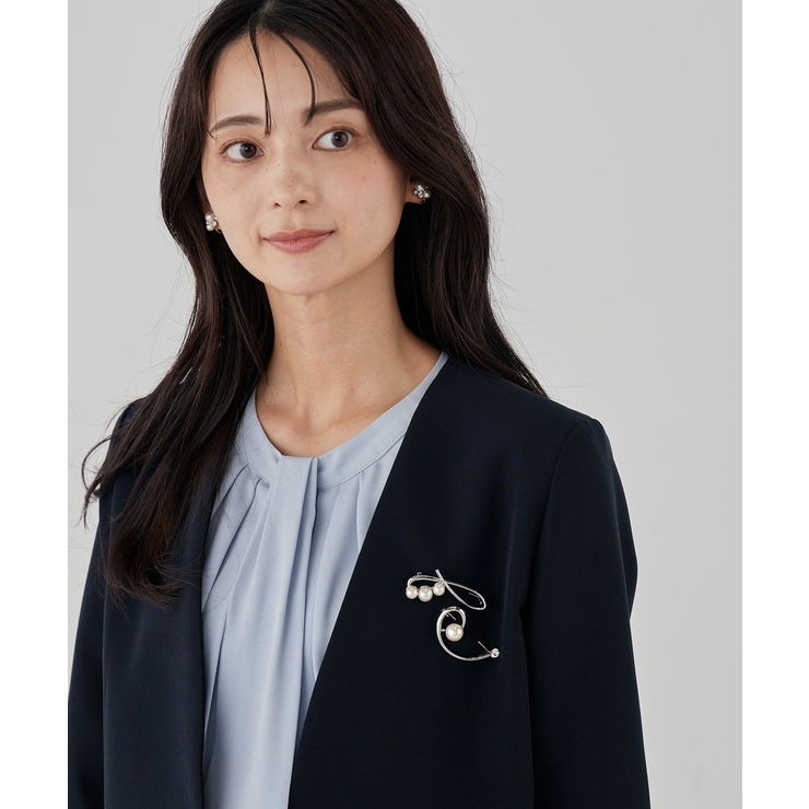 ニュアンスラインパールブローチ | a.v.v【WOMEN】 | 詳細画像10 