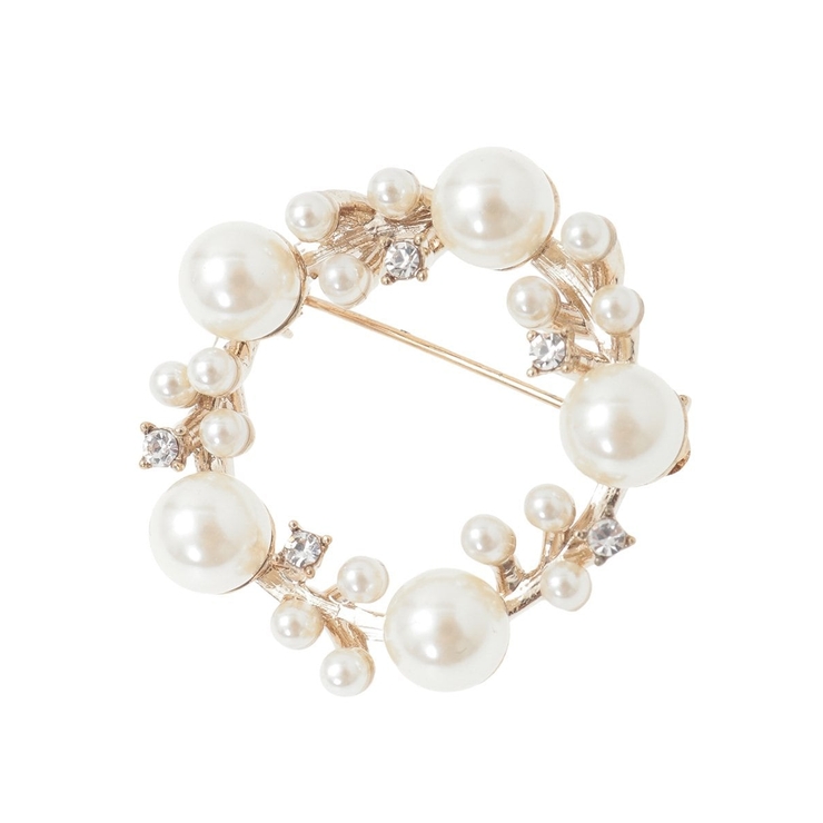 パール調サークルブローチ | a.v.v【WOMEN】 | 詳細画像11 