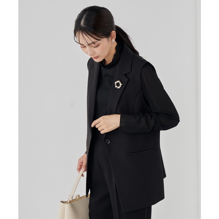 パール調サークルブローチ | a.v.v【WOMEN】 | 詳細画像7 