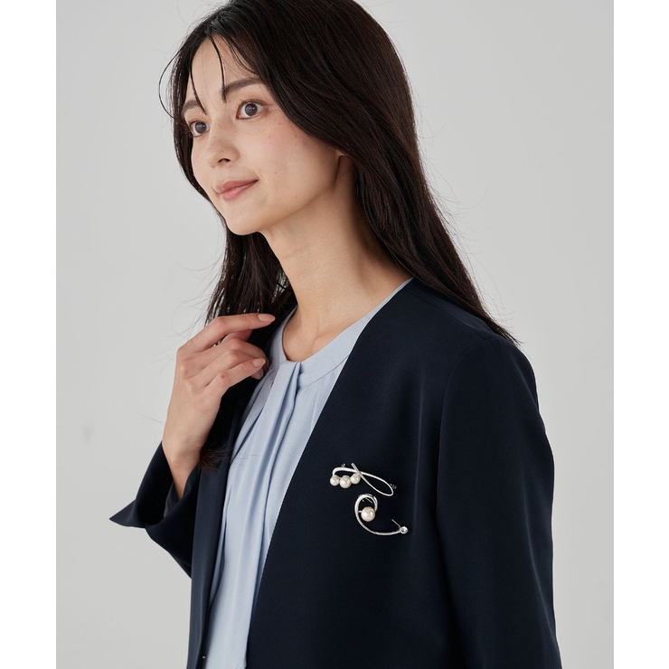 パール調ニュアンスブローチ | a.v.v【WOMEN】 | 詳細画像11 