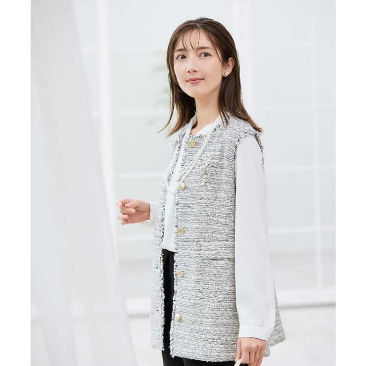 パール調ニュアンスブローチ | a.v.v【WOMEN】 | 詳細画像9 