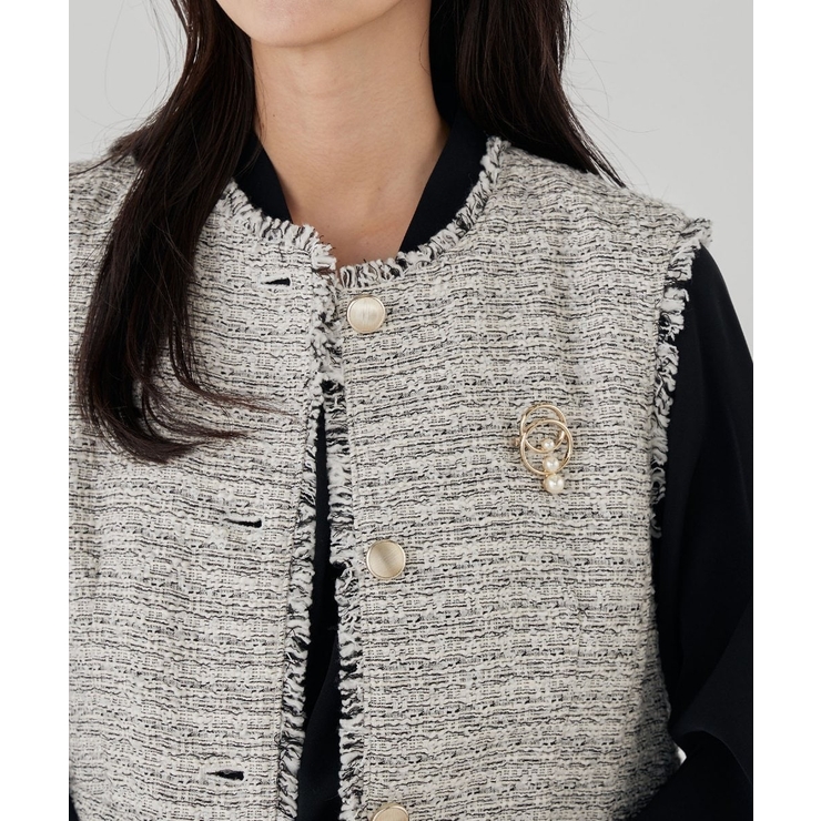 3連パールサークルブローチ | a.v.v【WOMEN】 | 詳細画像5 