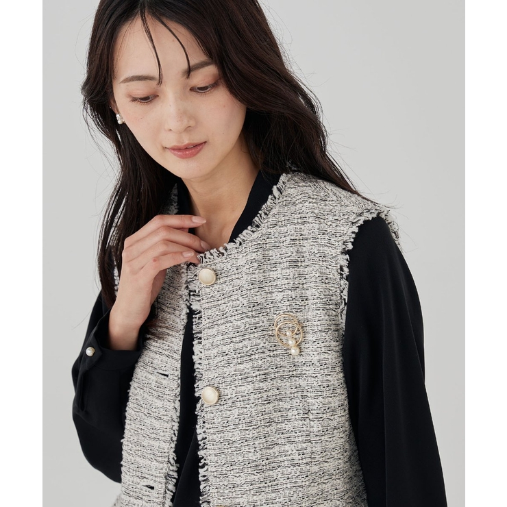 3連パールサークルブローチ | a.v.v【WOMEN】 | 詳細画像6 