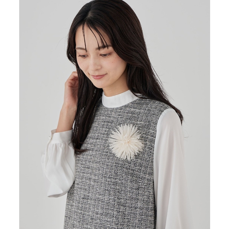 フェザーフラワーコサージュ | a.v.v【WOMEN】 | 詳細画像2 