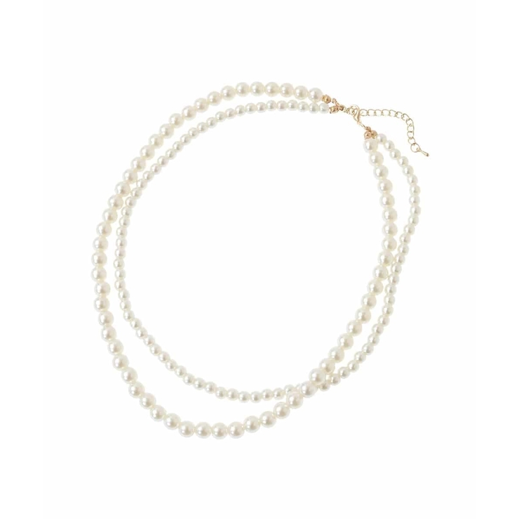 パール調二連ネックレス | a.v.v【WOMEN】 | 詳細画像11 