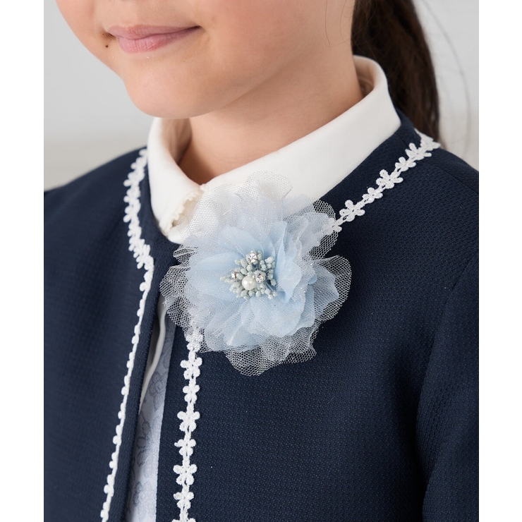 ラベンダー | [KIDS]ラメフラワーコサージュ | a.v.v【KIDS】