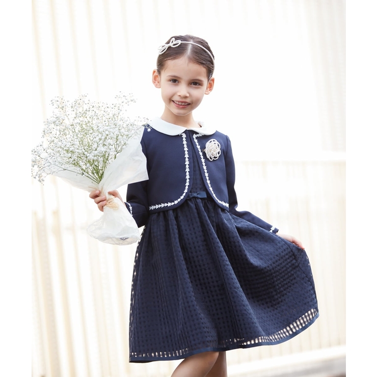 KIDS]パール調フラワーコサージュ[品番：ITKW0014521]｜a.v.v