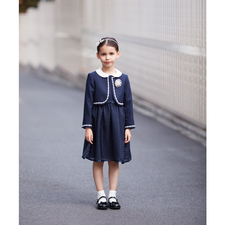KIDS]パール調フラワーコサージュ[品番：ITKW0014521]｜a.v.v