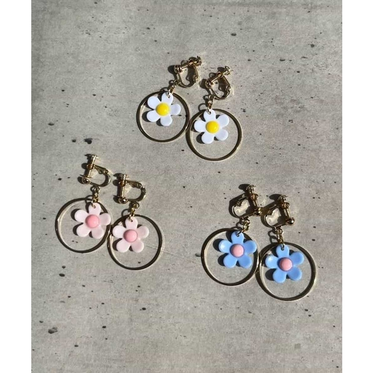 KIDS]お花イヤリング[品番：ITKW0003558]｜a.v.v【KIDS