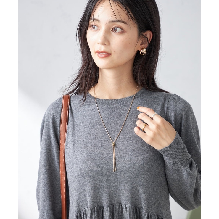 スライドチェーンY字ネックレス | a.v.v【WOMEN】 | 詳細画像3 