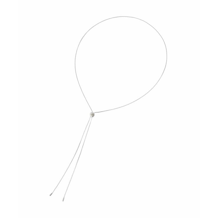 シルバー | スライドチェーンY字ネックレス | a.v.v【WOMEN】