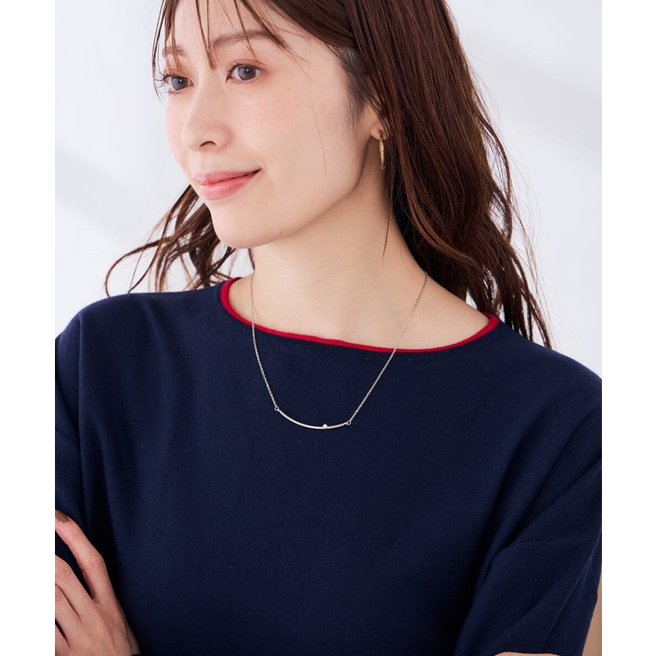 パールラインバーネックレス | a.v.v【WOMEN】 | 詳細画像5 