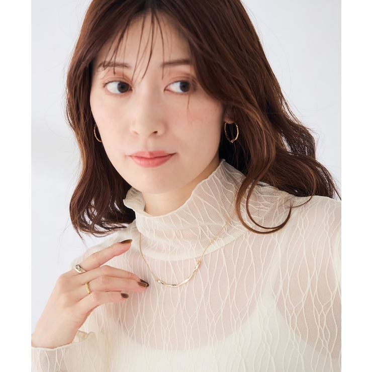 ツイストメタルバーネックレス | a.v.v【WOMEN】 | 詳細画像6 