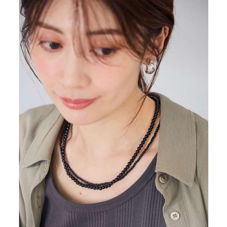 ビーズ2連ネックレス | a.v.v【WOMEN】 | 詳細画像5 