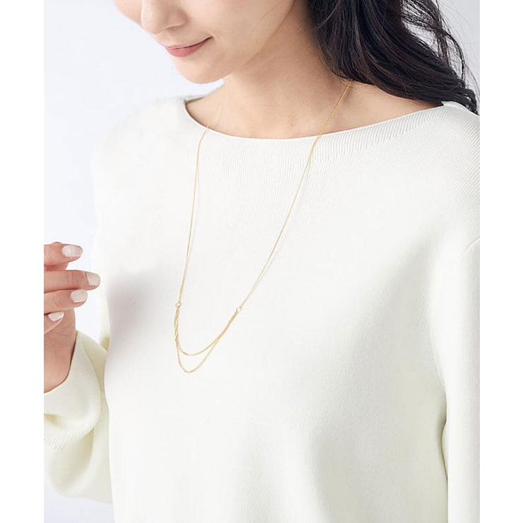 シンプルデザインネックレス | a.v.v【WOMEN】 | 詳細画像1 