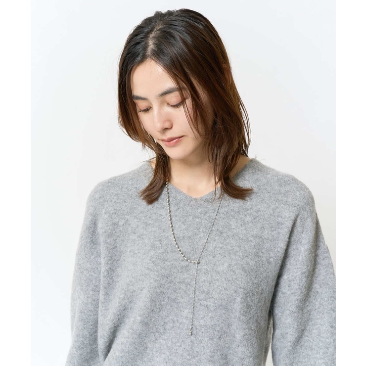 アシンメトリーボールネックレス | a.v.v【WOMEN】 | 詳細画像2 